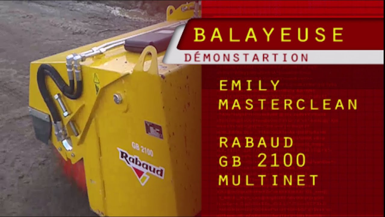 Démonstration et essai balayeuse