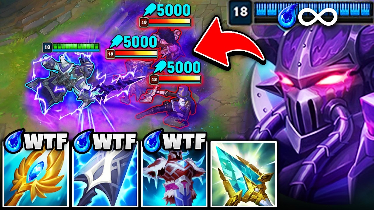 TRIPLE TEAR KASSADIN IS THE MOST UNFAIR BUILD OF SEASON 16 (INFINITE MANA)