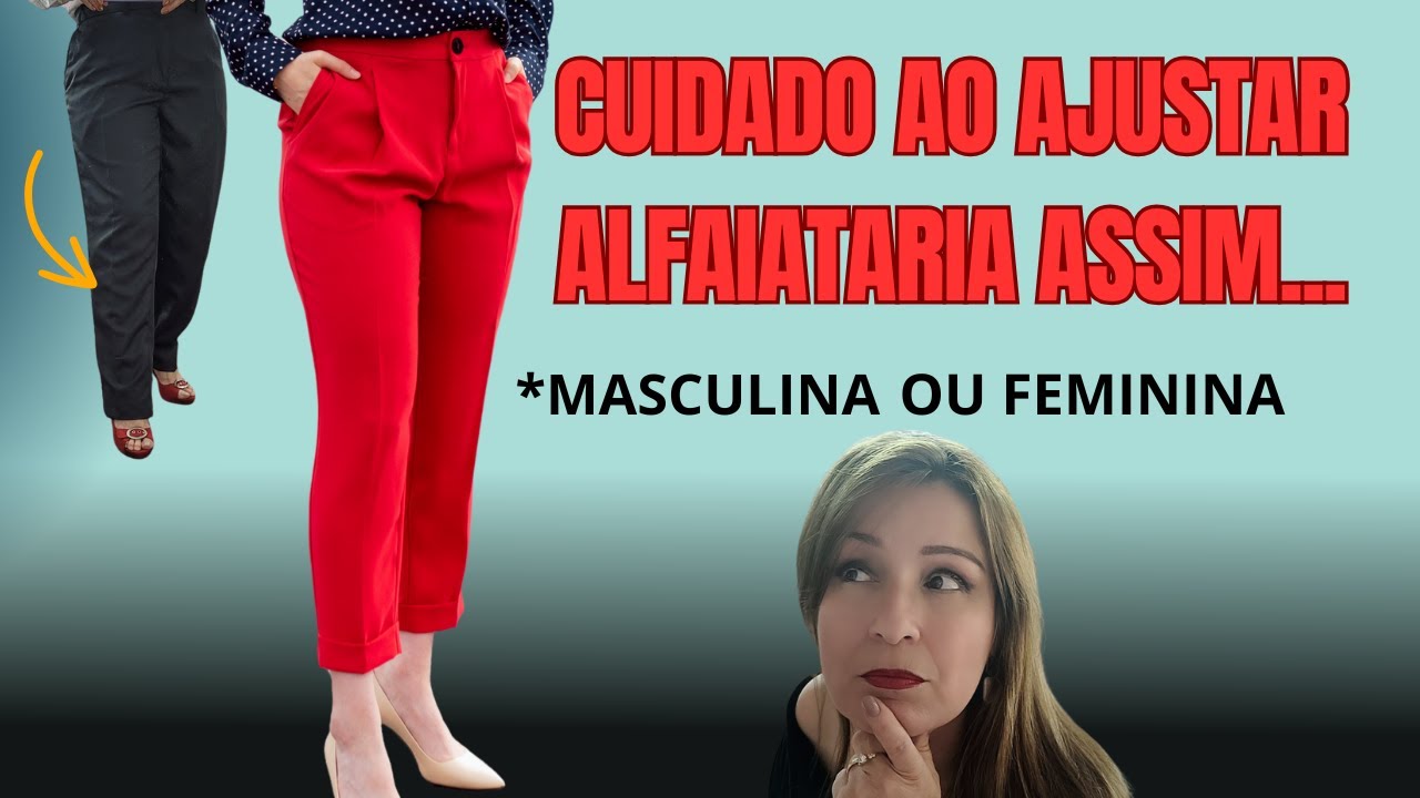COMO AJUSTAR CALÇA GRANDE SOCIAL NA CINTURA NAS PERNAS COM BOLSO FACA  EMBUTIDO SEM DESMANCHAR ANTES