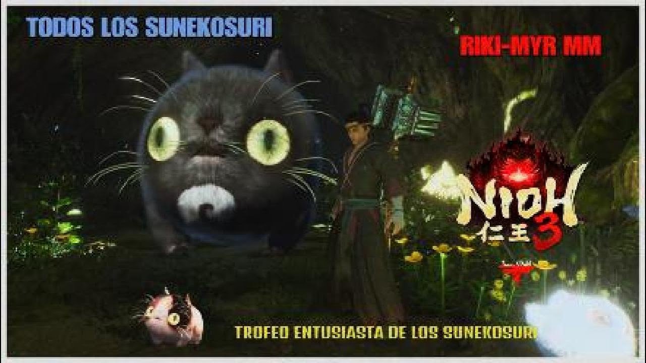 Nioh 3 todos los gatos - Trofeo entusiasta de los Sunekosuri