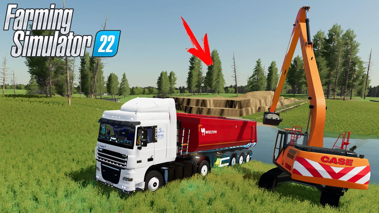 FS22! ДОБЫЧА ГРАВИЯ ДЛЯ СТРОИТЕЛЬСТВА НОВОЙ БАЗЫ