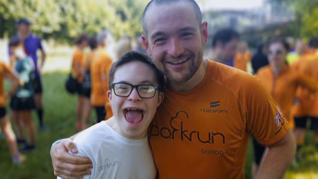 parkrun George Webster film  (Sky TV : Jessica's parkrun heroes)