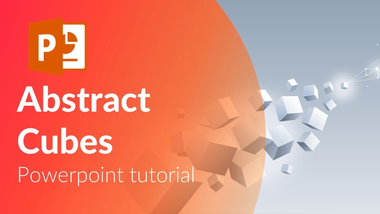 Abstract shapes slide. Powerpoint tricks