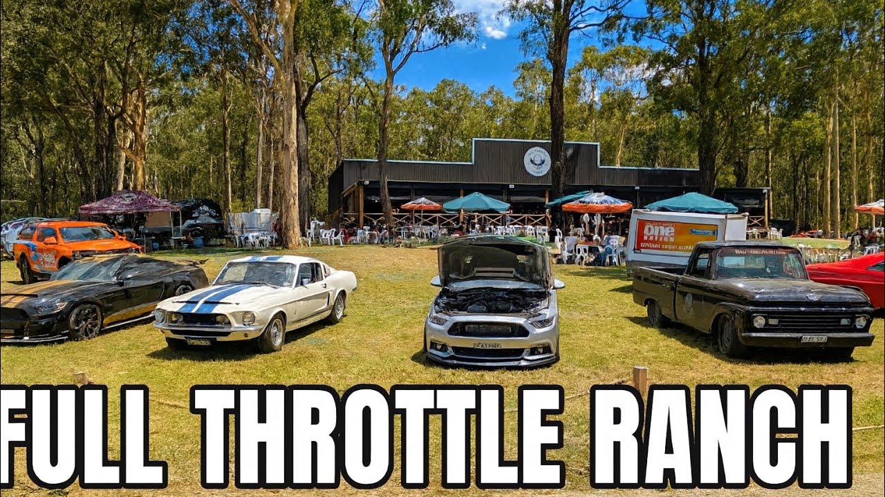 full throttle ranch car meet (madly built custom cars) (rare cars)