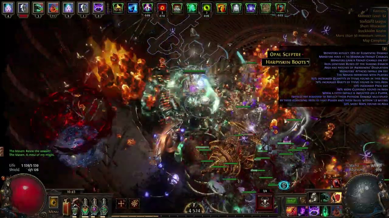 3.28 League Starter Poison Carrion Golems & Zombie Necromancer, Uber Eater, T17-T16, Uber Uber Elder