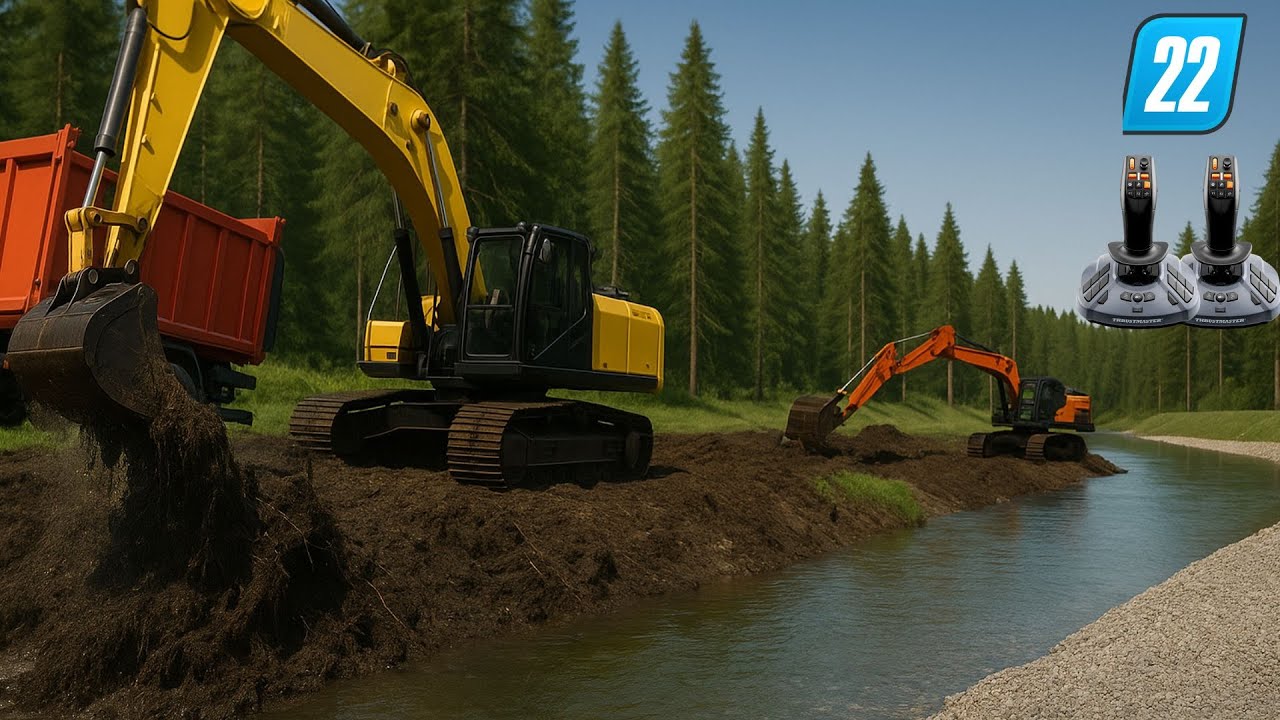 FS22 Riverbed Restoration – Massive Cleanup Operation! Farming Simulator 22