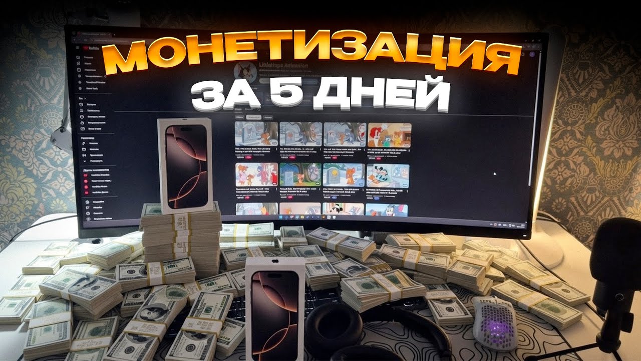 НОВАЯ ИИ НИША Ютуб: 14.213$ на Рассказах За 10 Минут (Без воды)