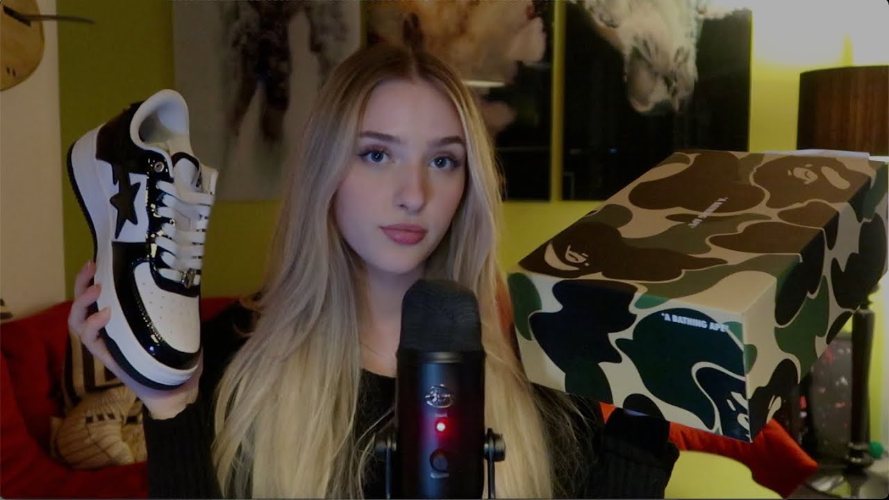 ASMR Entspannnntes Sneaker Unboxing 🖤 Bape Stas ⭐️ Timostore