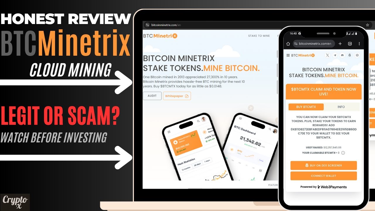 100% Honest Review On BTCMinetrix | Is BTCMinetrix Legit or Scam? Does BTCMinetrix pay?