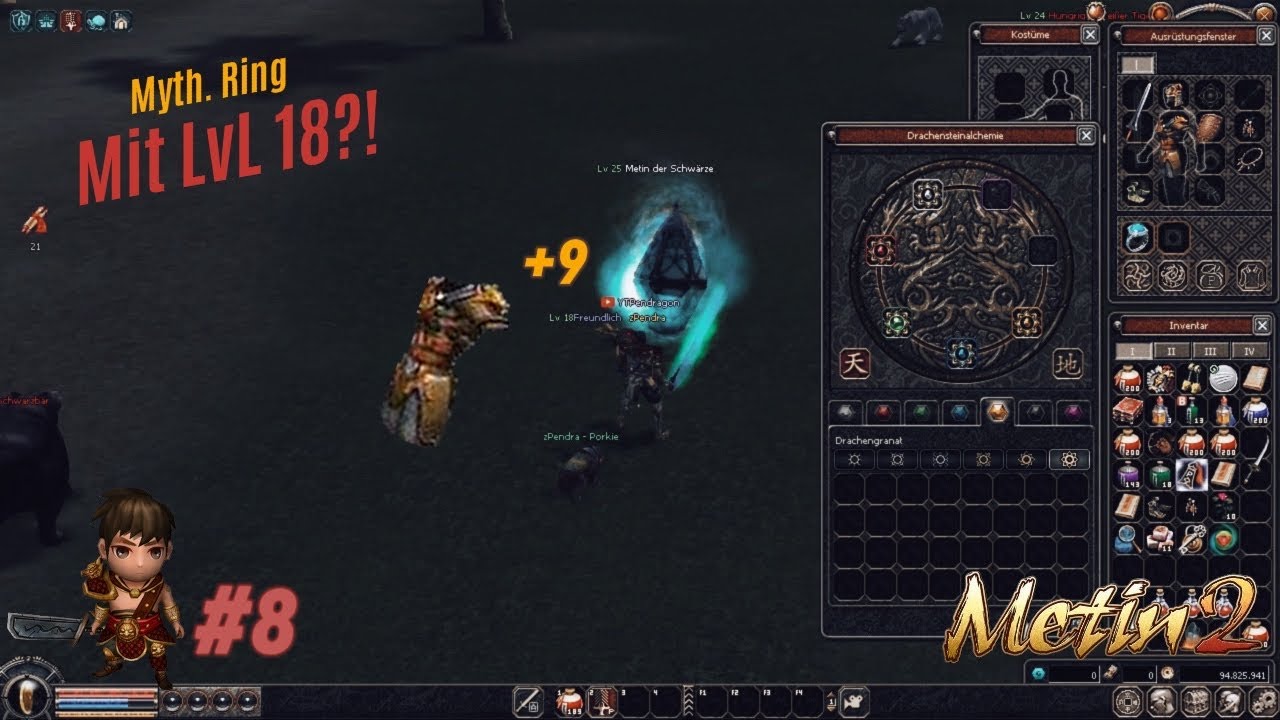 Metin2 DE | Emerald | Neustart | Mythischer Ring fertig?! | Neue Eis +9!|#8