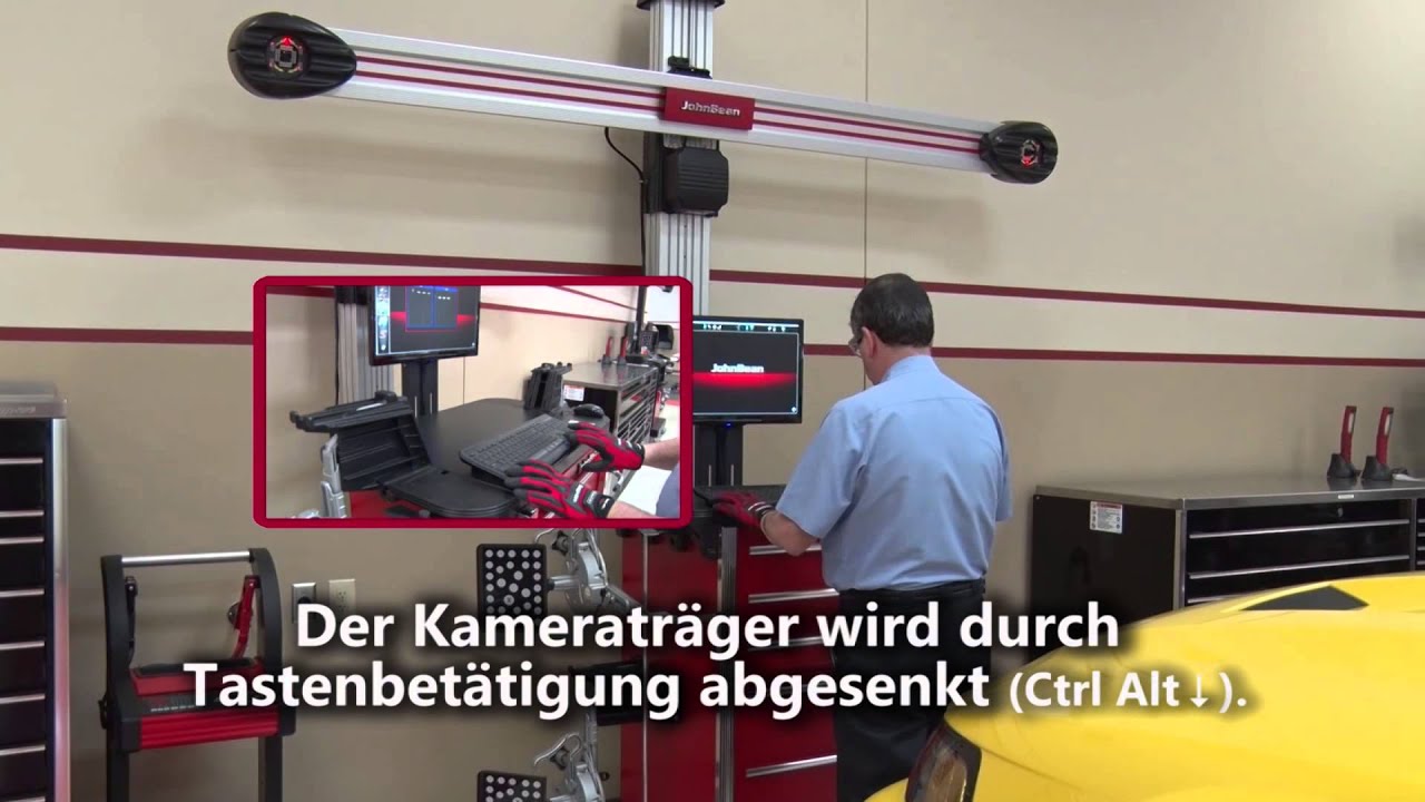 WHEEL ALIGNER John Bean V2300 - Achsmessgerät für schnelle und präzise Vermessung (DE)