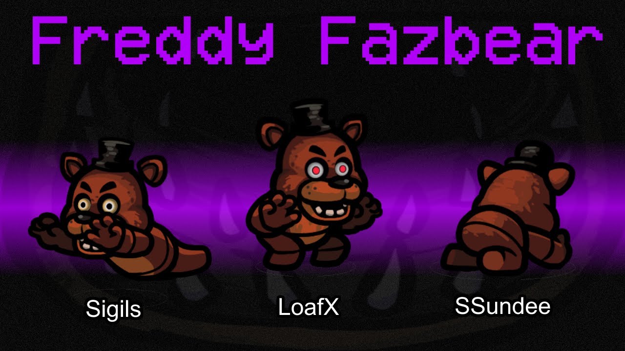 *New* FREDDY FAZBEAR Role in AMONG US (Scary)