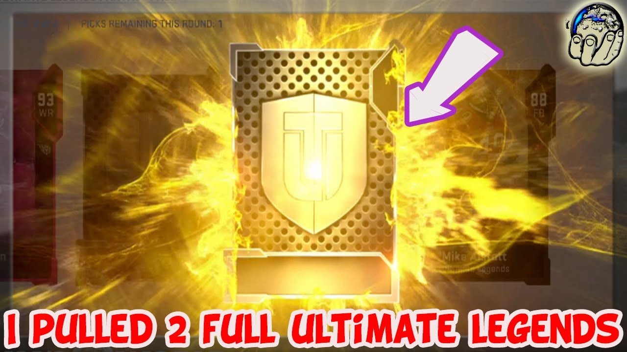 My Pack Luck Is INSANE! I Pulled 2 FULL Legends! Madden 19 Pack Opening