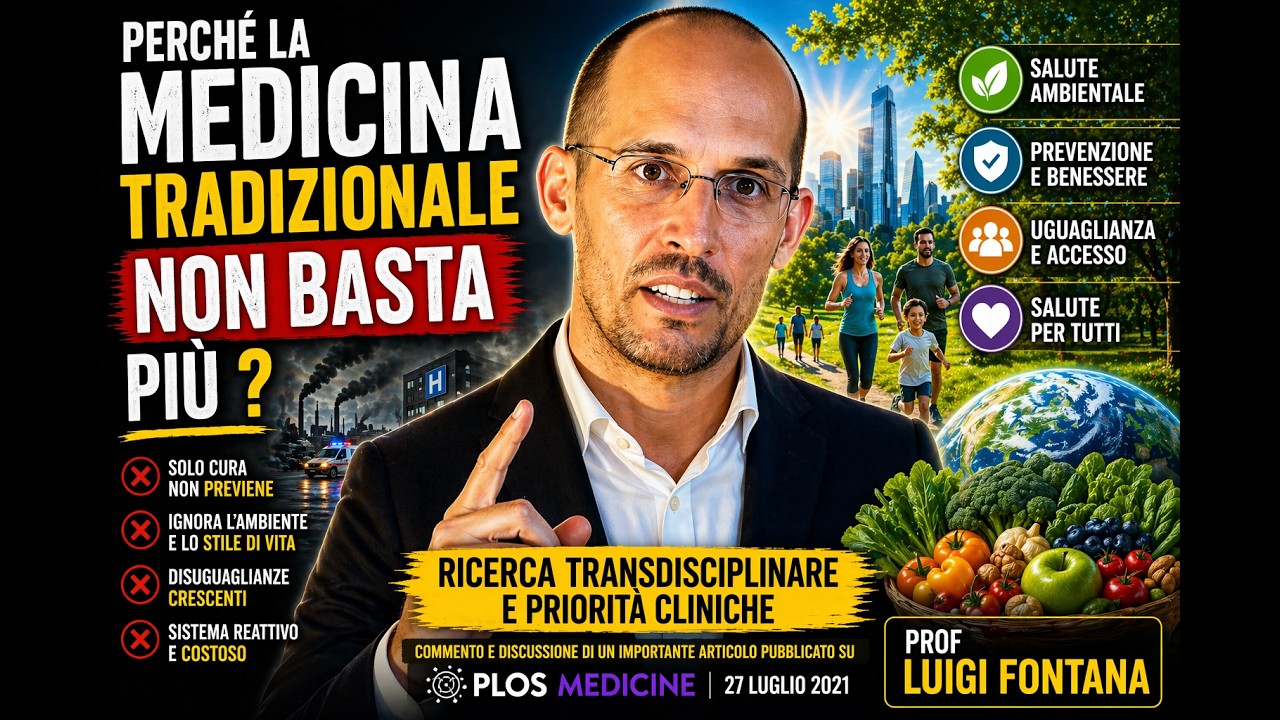 Prof Fontana | Cambiare: Ricerca transdisciplinare e priorità cliniche per una migliore salute