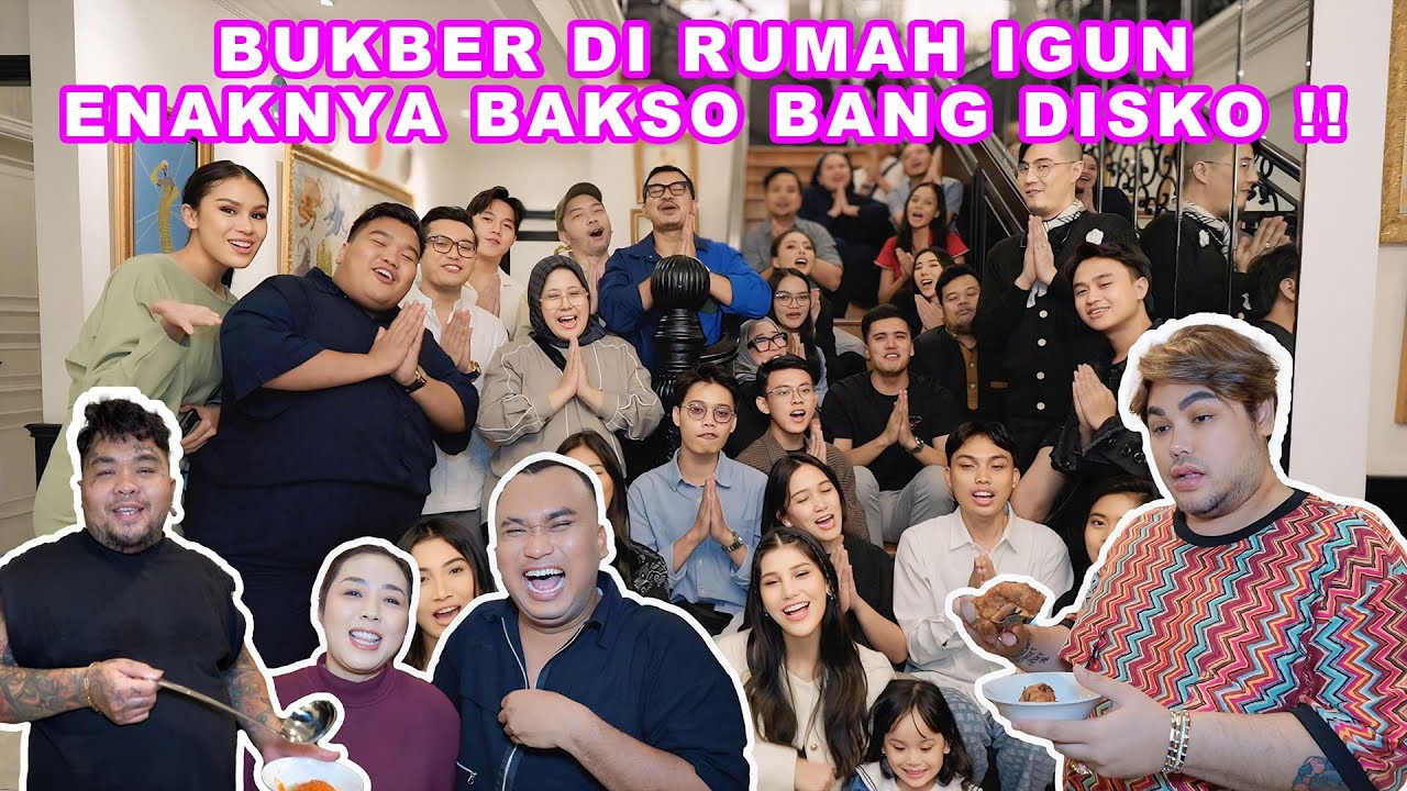 Bukber di rumah Igun, enaknya bakso bang disko !!