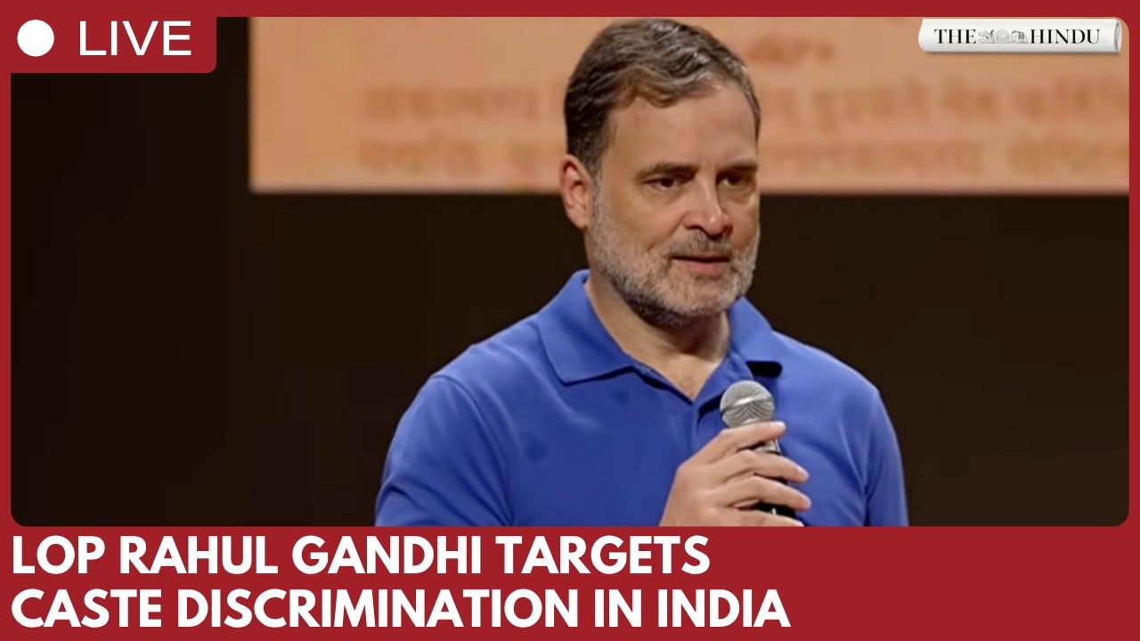 LoP Rahul Gandhi in Delhi flags caste discrimination, cites Haldwani row