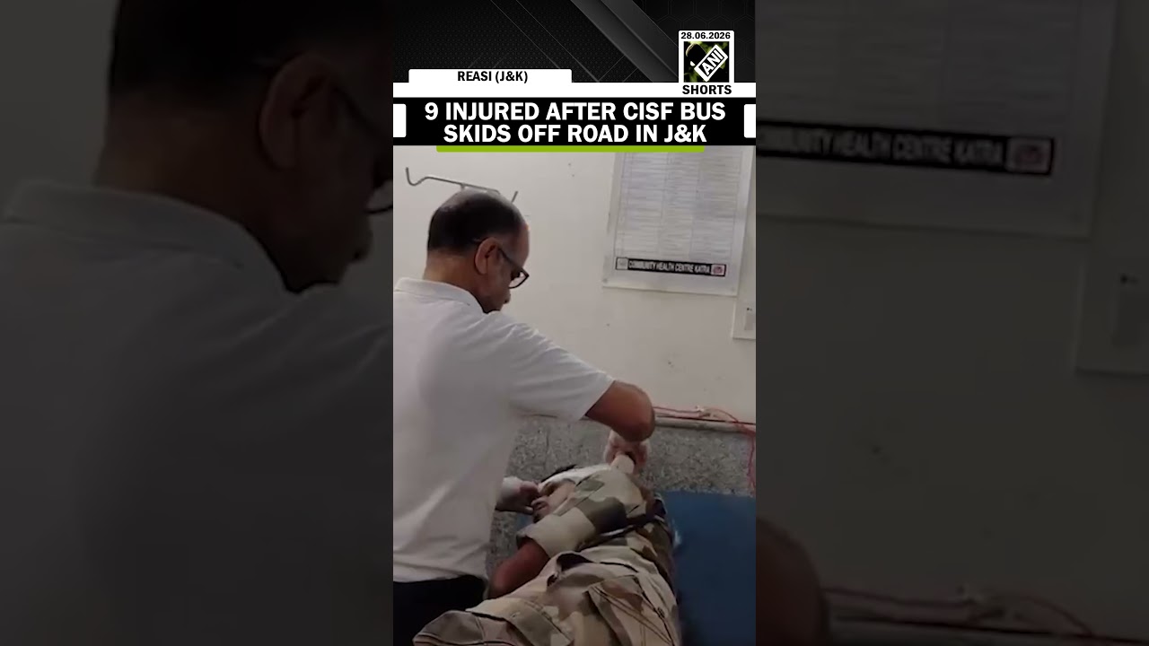8 CISF Personnel, 1 civilian driver injured as Bus Skids Off Road in J&K's Reasi
