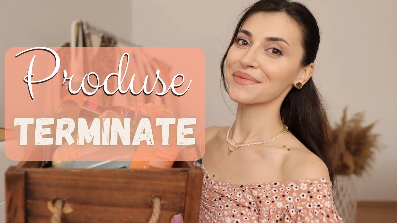 Un anunt!💥 Produse terminate // Despre o intamplare aiurea