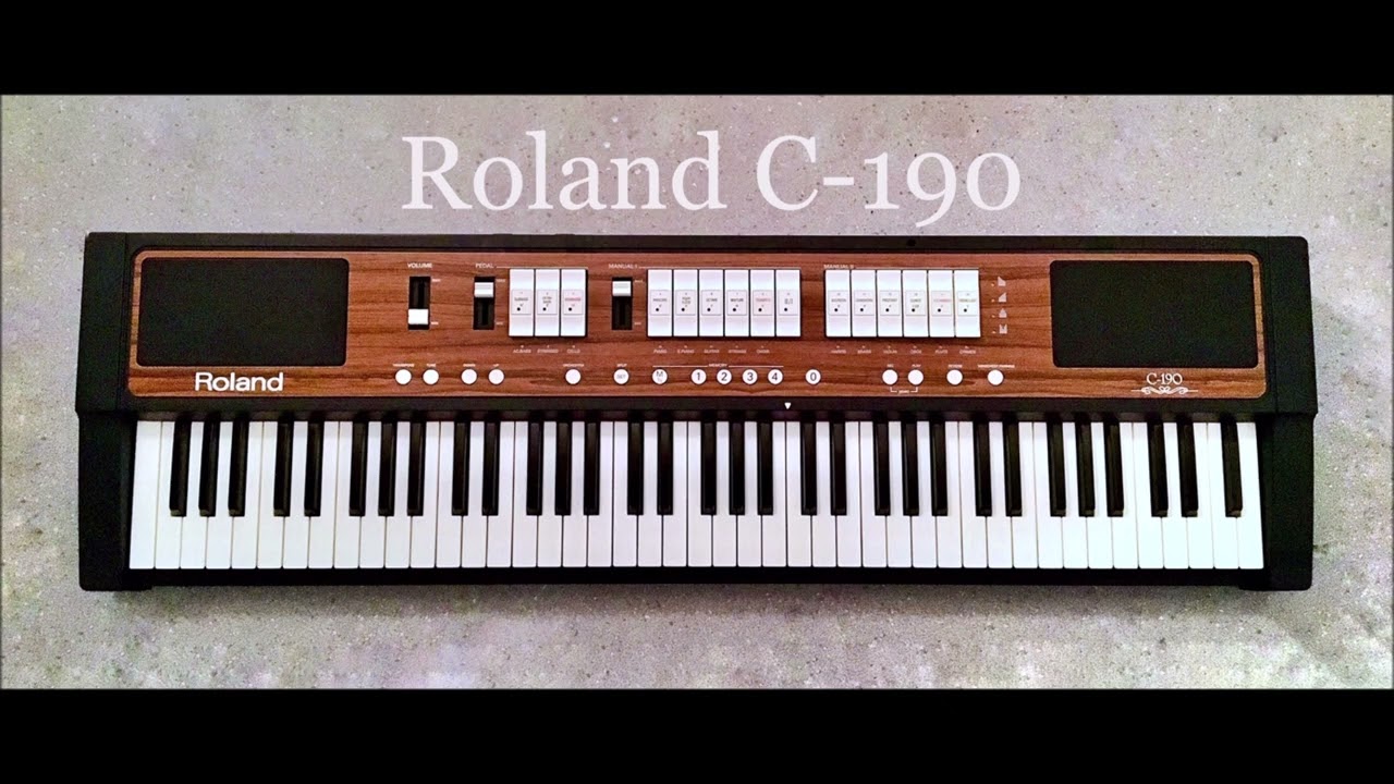 Roland C-190 - Sound Demo - Bach Triosonata No. 1