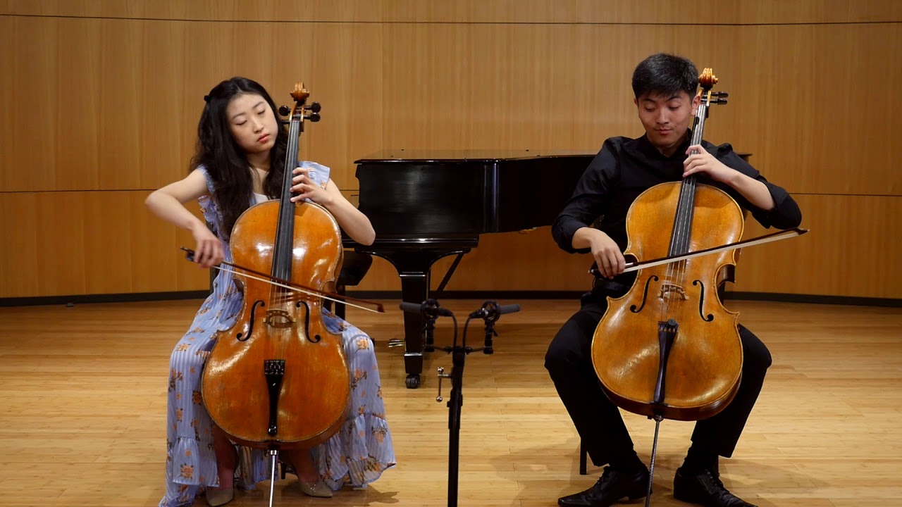 Barrière Cello Sonata for Two Cellos: Sydney and Noah Lee