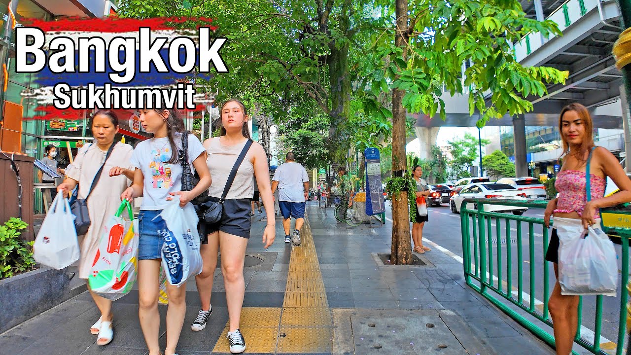 [4K] Sukhumvit Soi 11 - Asoke Bangkok 🇹🇭 Walking in Bangkok (ASMR City Sounds) Walking Tour