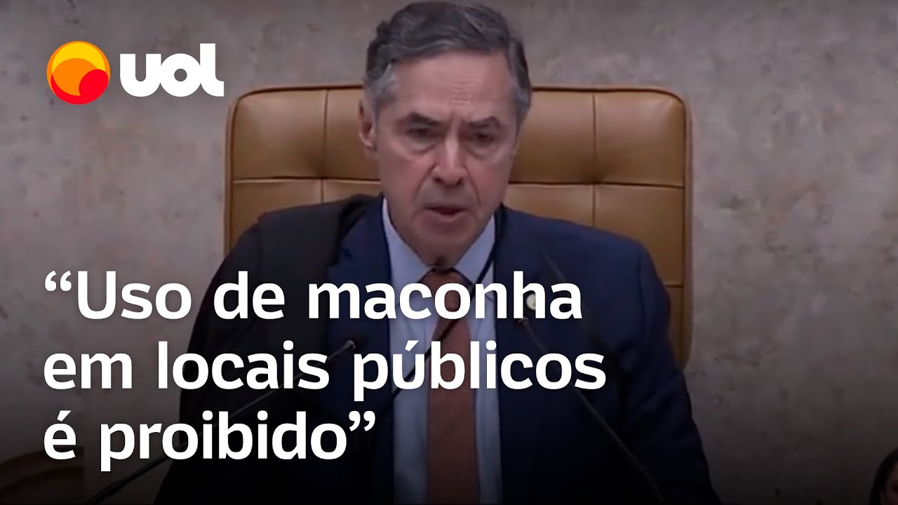Maconha foi liberada? Barroso reforça que o uso de maconha em locais públicos continua proibido