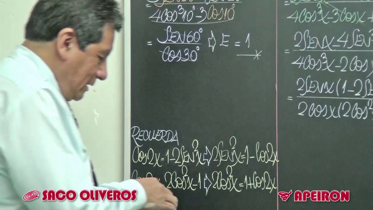 Video Clases: Trigonometría - Identidades del arco triple