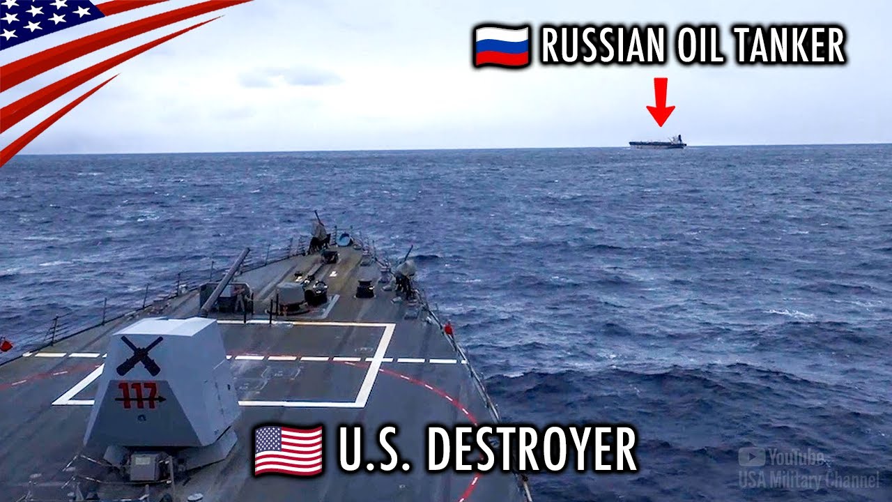 Moment of Interception – Russian Shadow Fleet Oil Tanker “Bella 1” on the Run