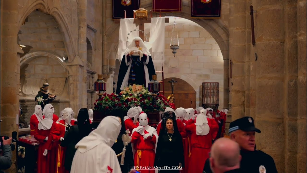 [4k] Procesión de Ntra. Sra. del Buen Fin. Sábado Santo en Cáceres