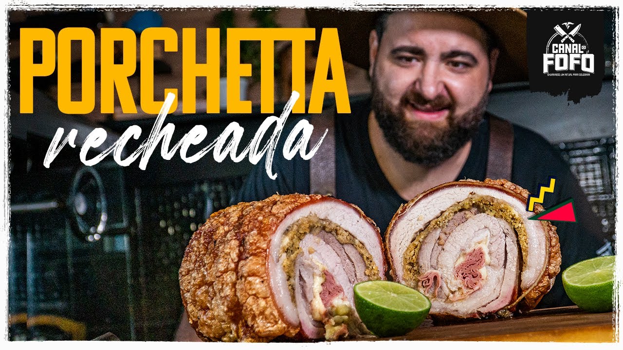 Porchetta Recheada | Torresmo de Rolo  (Pururuca Perfeita)  | CANAL DO FOFO #30 #porchetta
