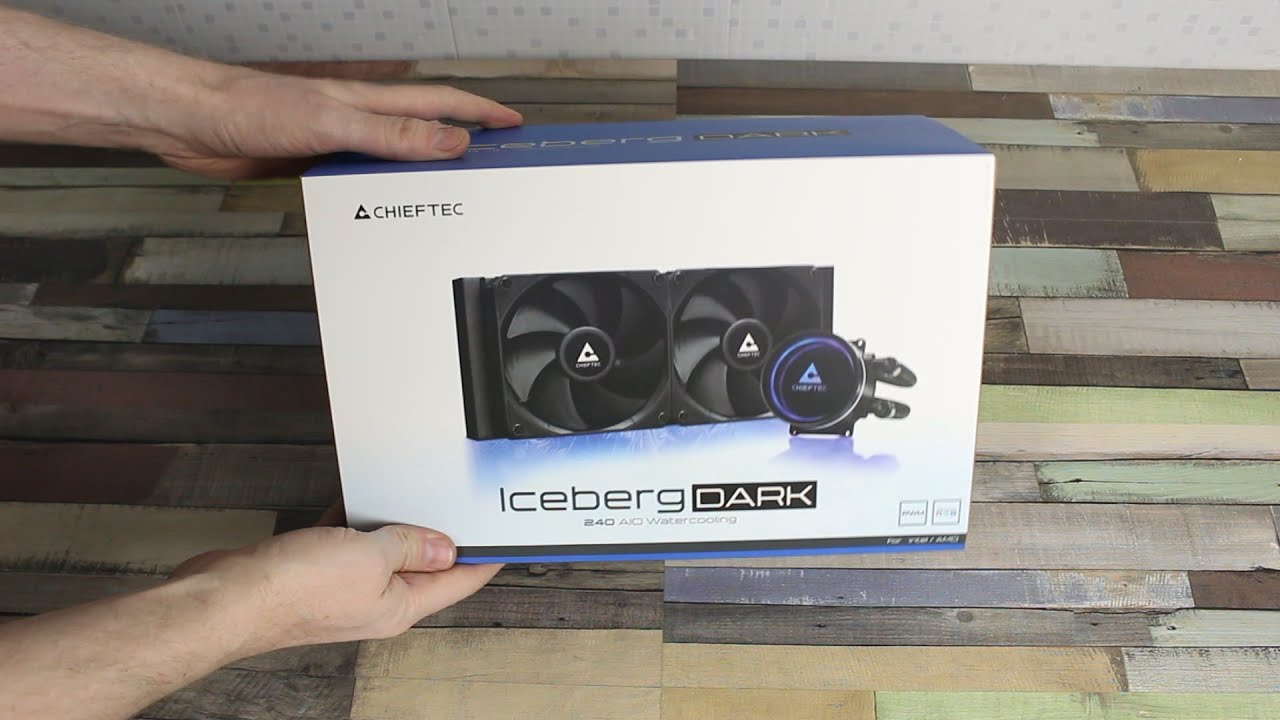 CHIEFTEC Iceberg 240 DARK Liquid Cooling Unboxing