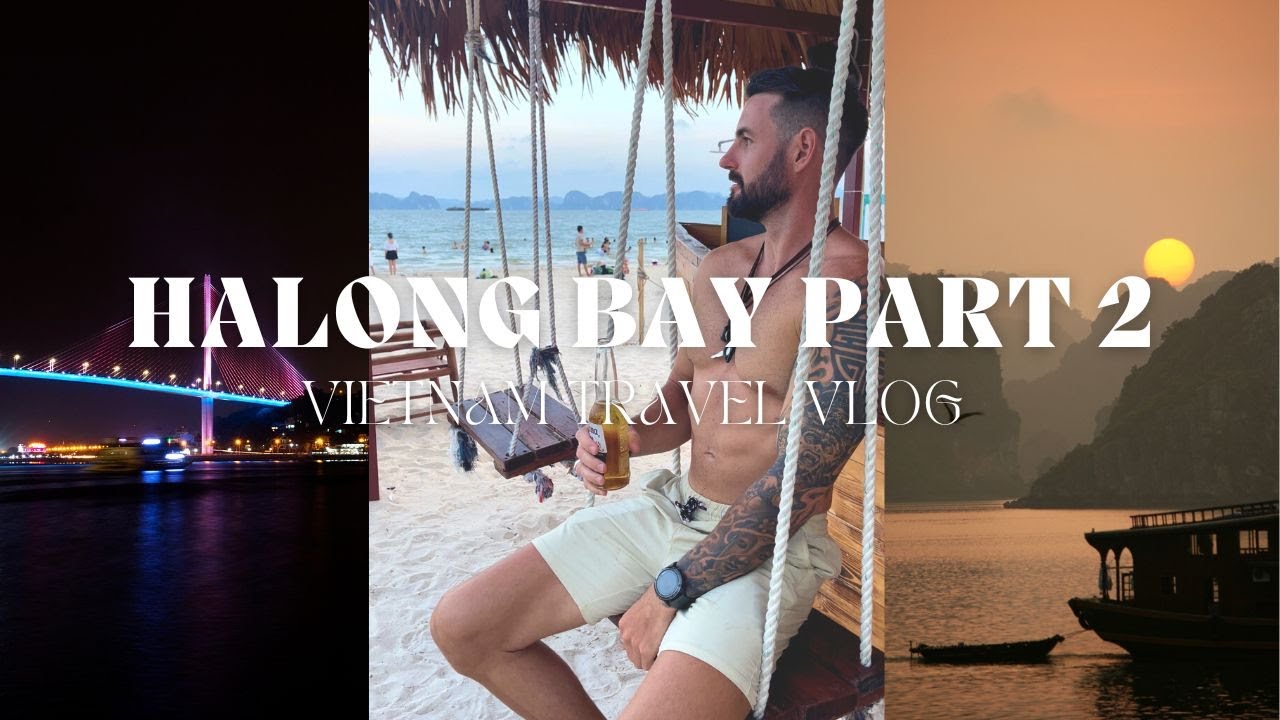 This city comes to life at night! Halong Bay Vietnam Travel Vlog