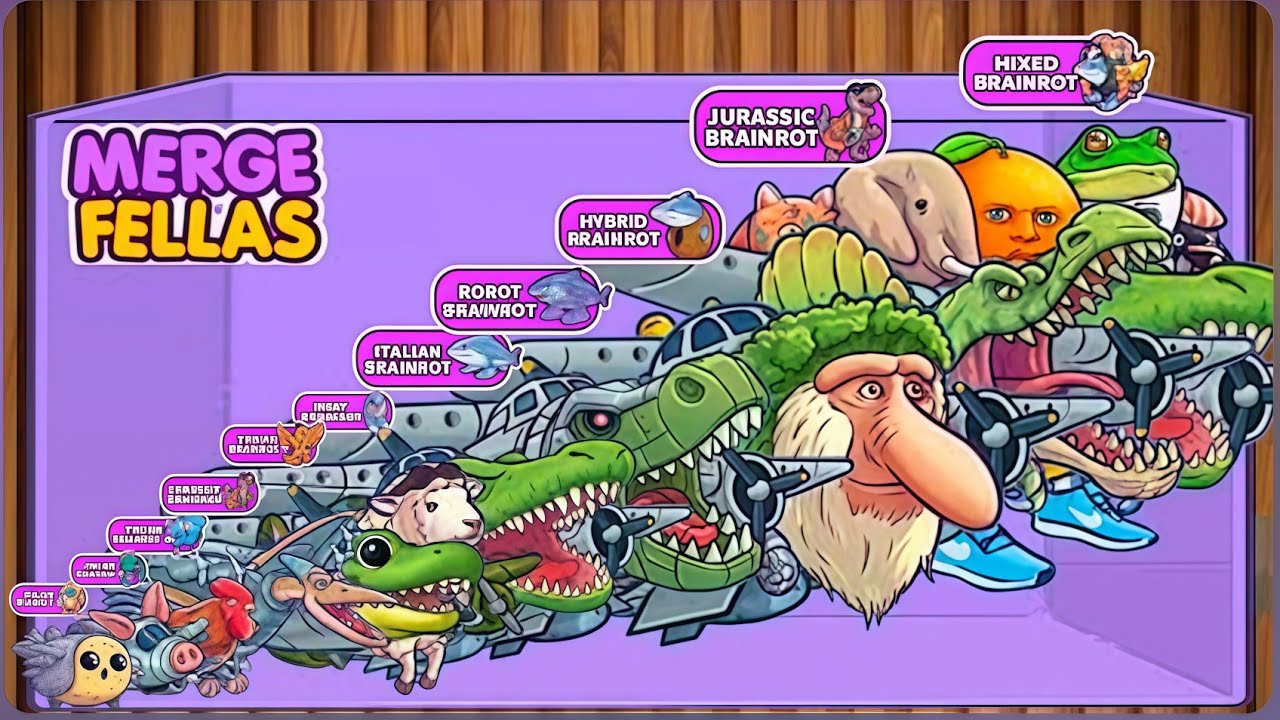 Italian Brainrot Merge Fellas Live Gameplay | #mergefellas #roblox #robloxlive #verticallive