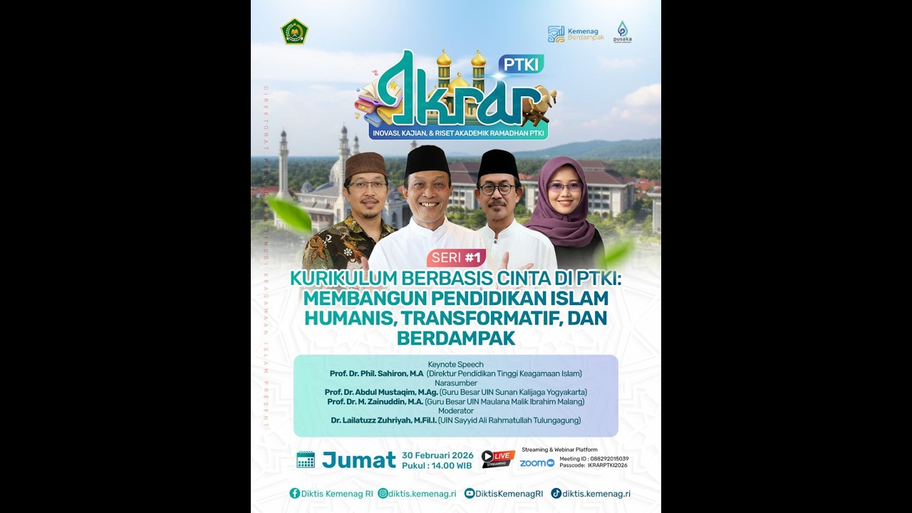 Sambutan Direktur PTKI saat Membuka Kegiatan IKRAR PTKI 2026