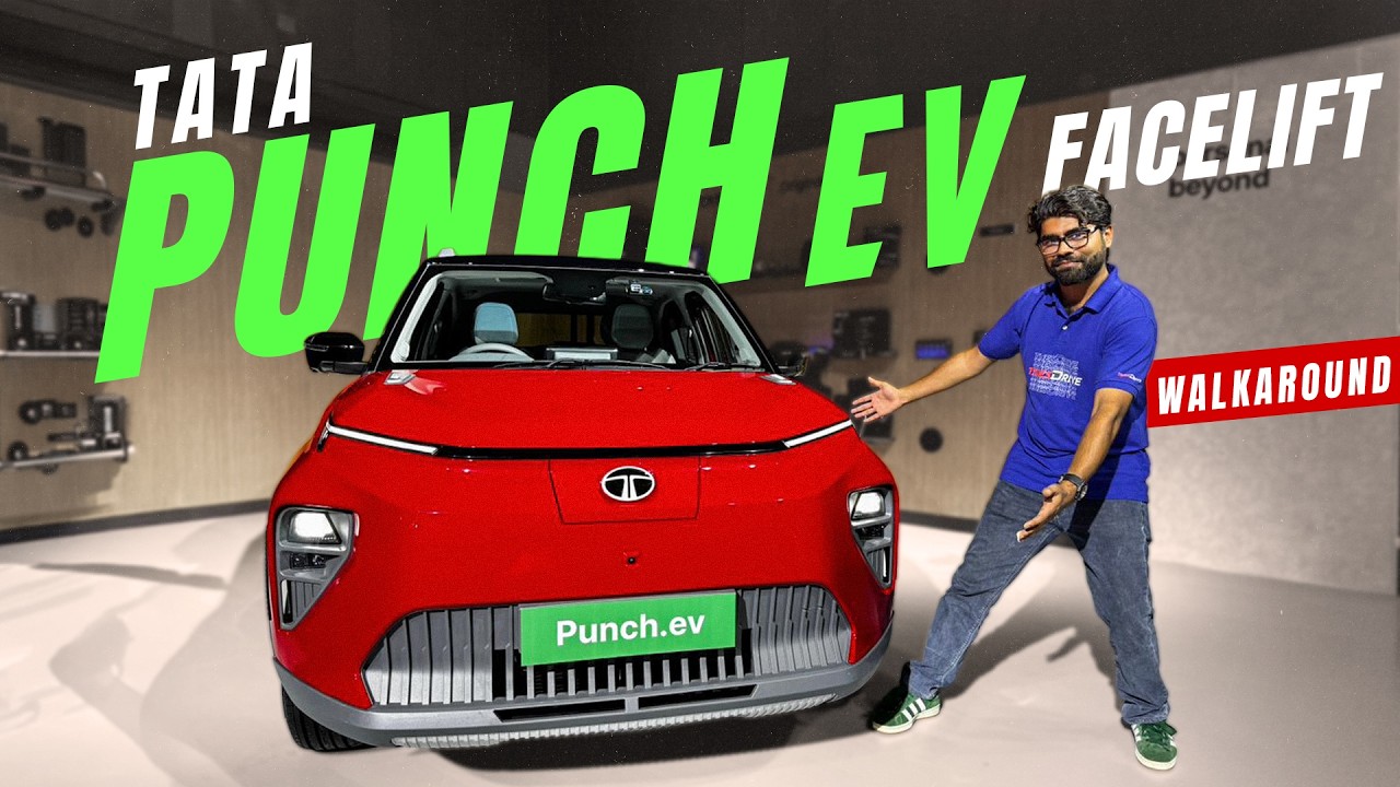 Tata Punch EV Facelift Launched at Rs. 9.69 lakh | Walkaround Video | Times Drive