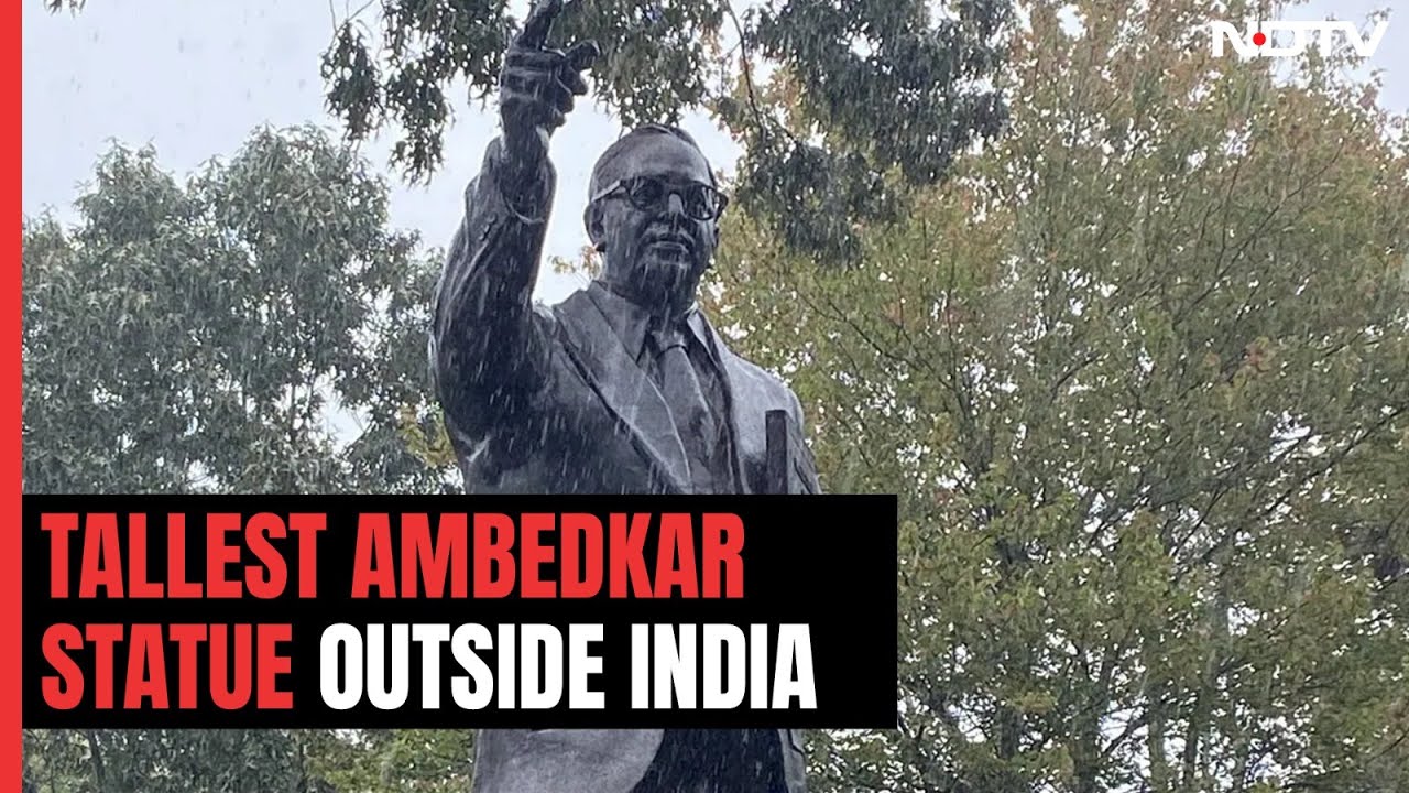 Tallest BR Ambedkar Statue Outside India Unveiled In Washington