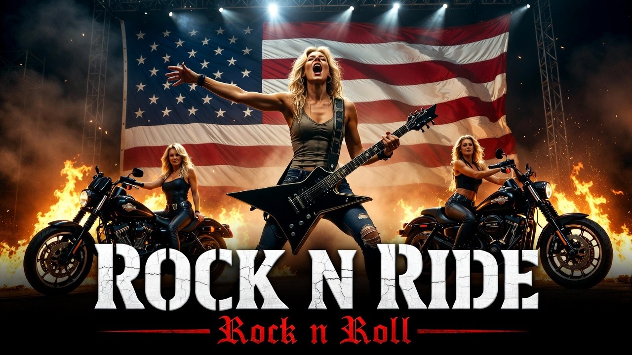 Best Music Rock N Roll 🎸 Rock N Ride 🔥 Ultimate Road Rebels Rock
