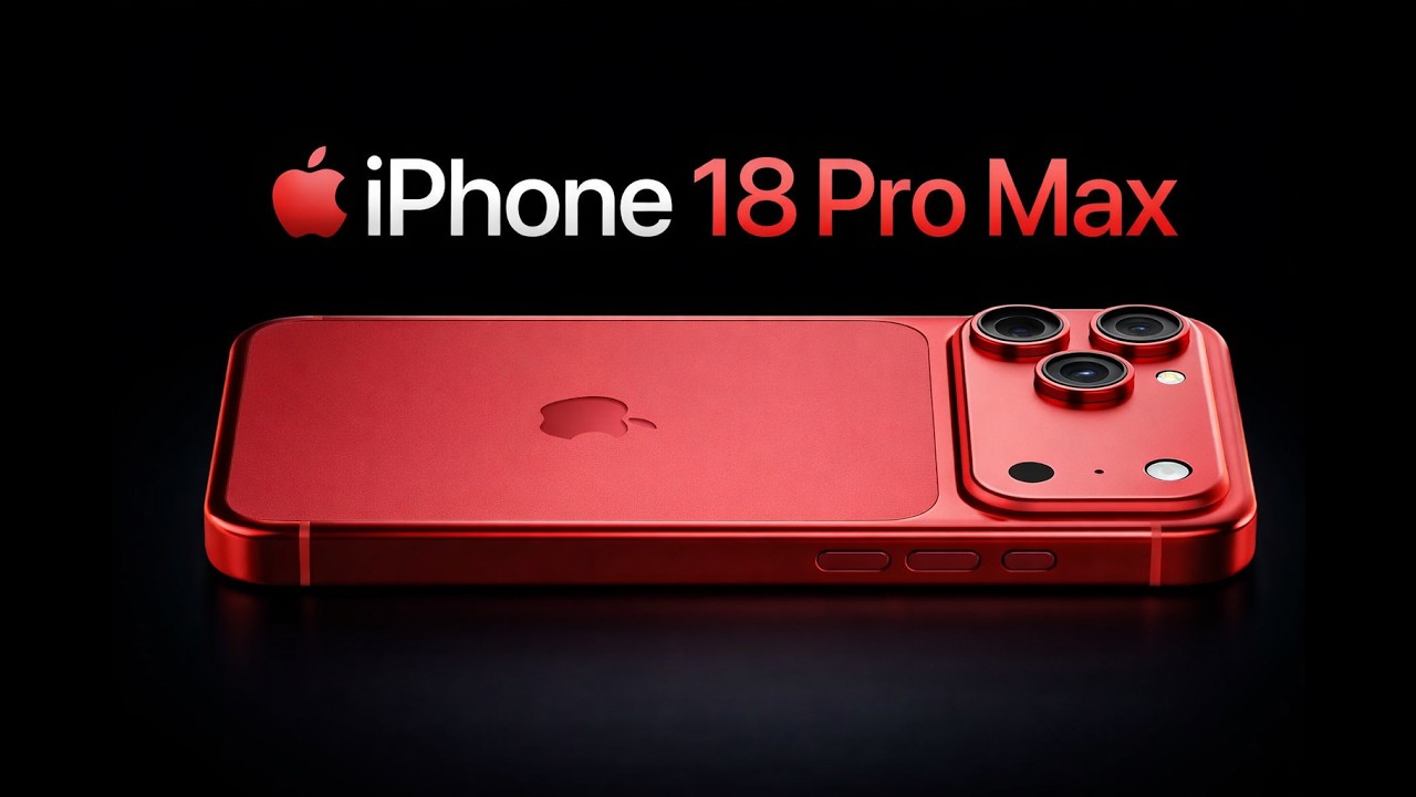 iPhone 18 Pro Max Leaks: The First DSLR-Level Camera in an iPhone?