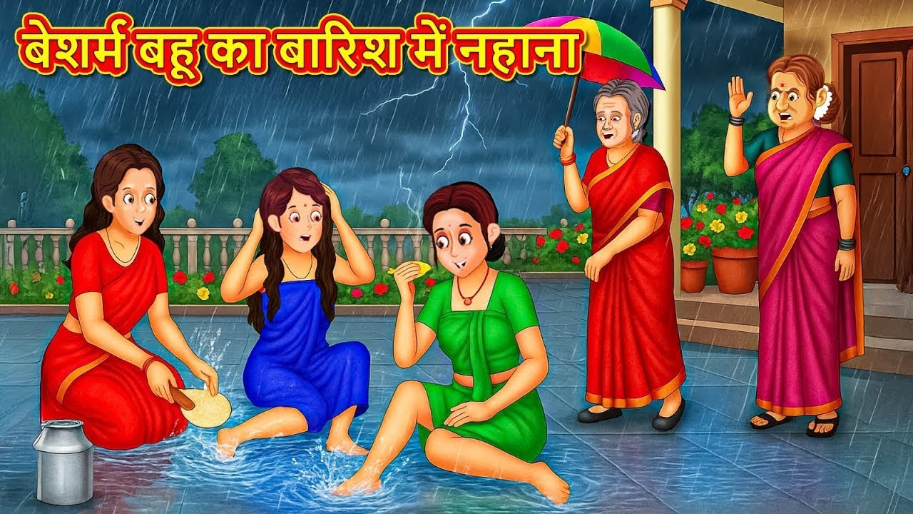 बेशर्म बहू का बारिश में नहाना | StoryTime | Saas Bahu | New Story | Kahaniya | Hindi Stories