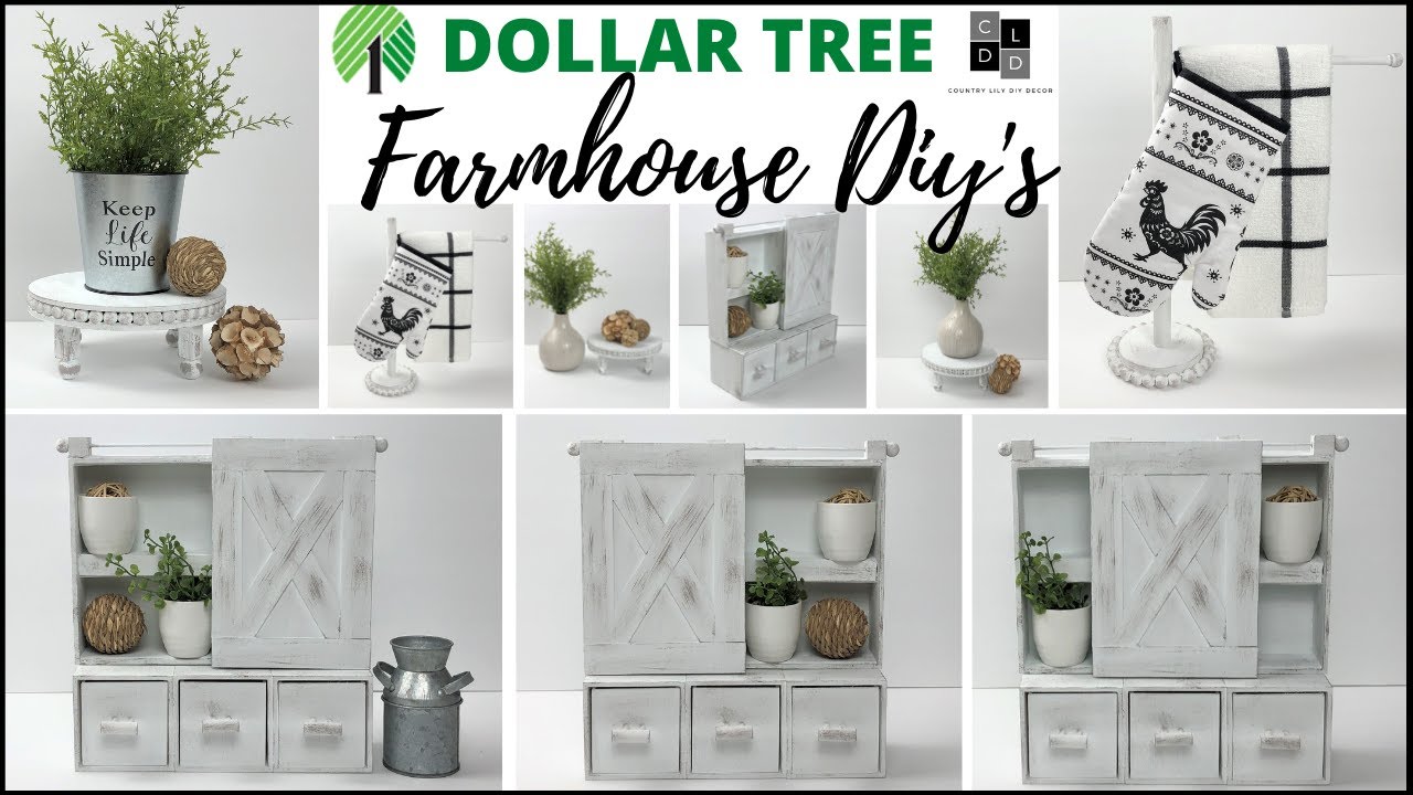 High End Dollar Tree Farmhouse Diys