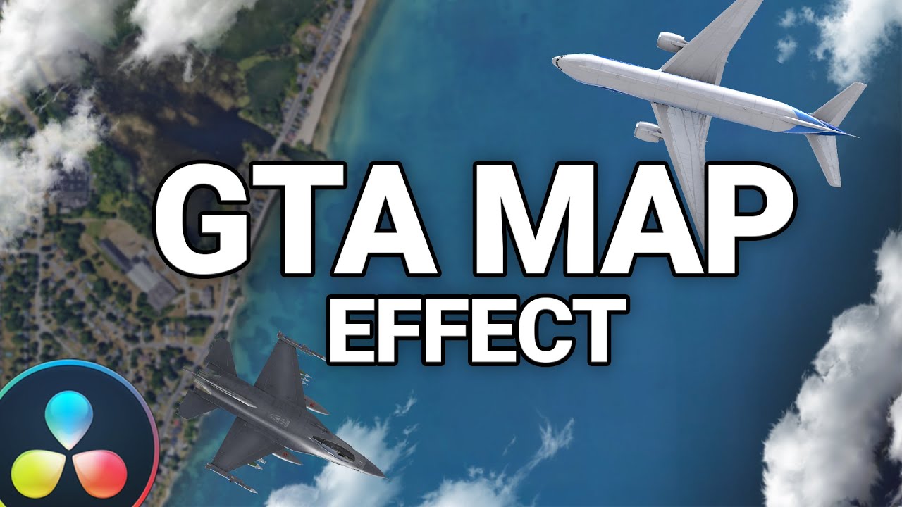 Эффект масштабирования карты GTA с помощью Davinci Resolve (урок)