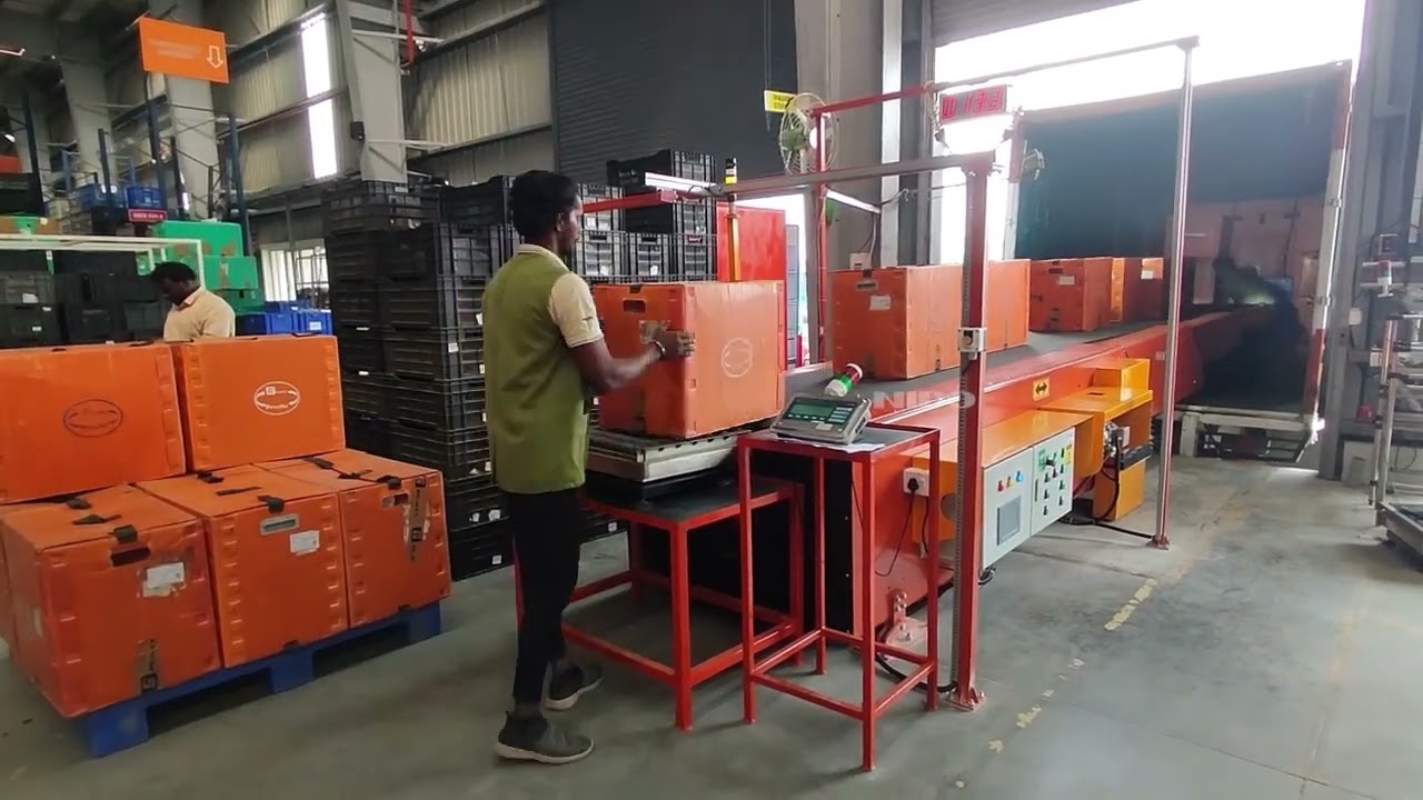 Telescopic Belt Conveyor With Counter | Automated Loading Unloading -  NIDO Automation