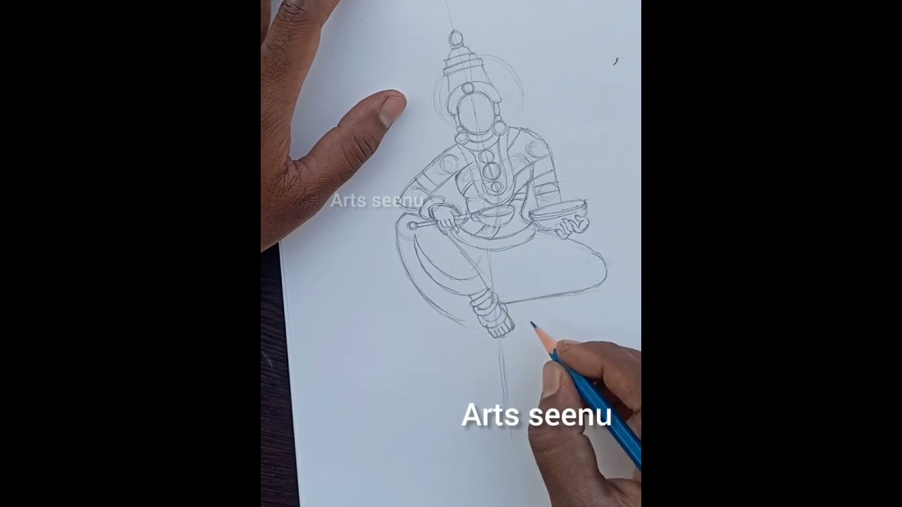 Annapoorani sketch - 2. pencil sketch