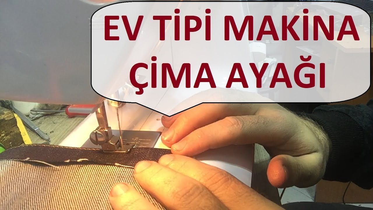 Çima Ayağı Ev Tipi Dikiş Makinesi