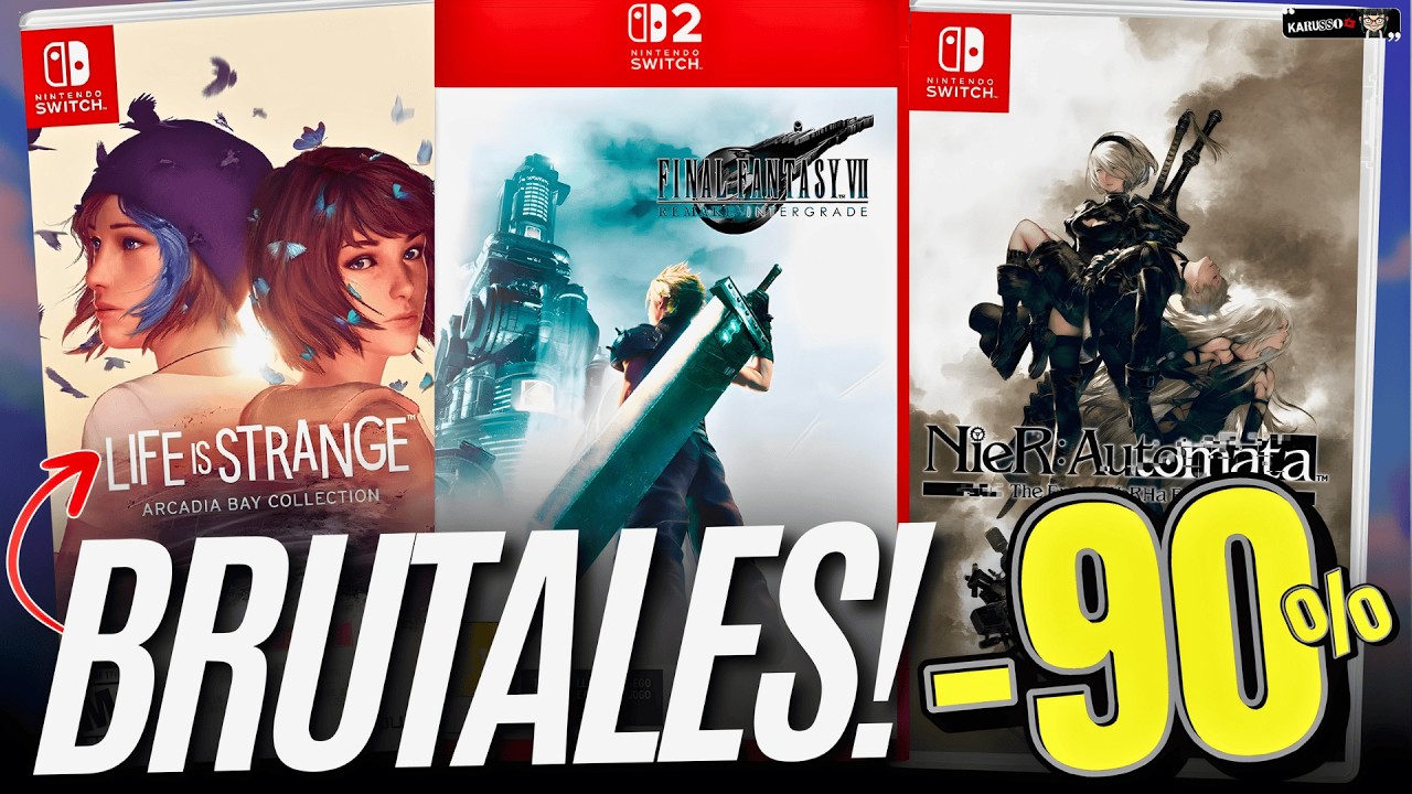 FF7 REMAKE y M&Aacute;S OFERTAS BRUTALES en la eShop 🚨  | Ofertas Nintendo