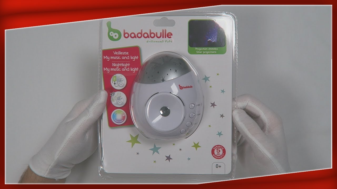 Veilleuse BadaBulle Musicale et Lumineuse Surprenante à 20 Euros -  Présentation Du Produit