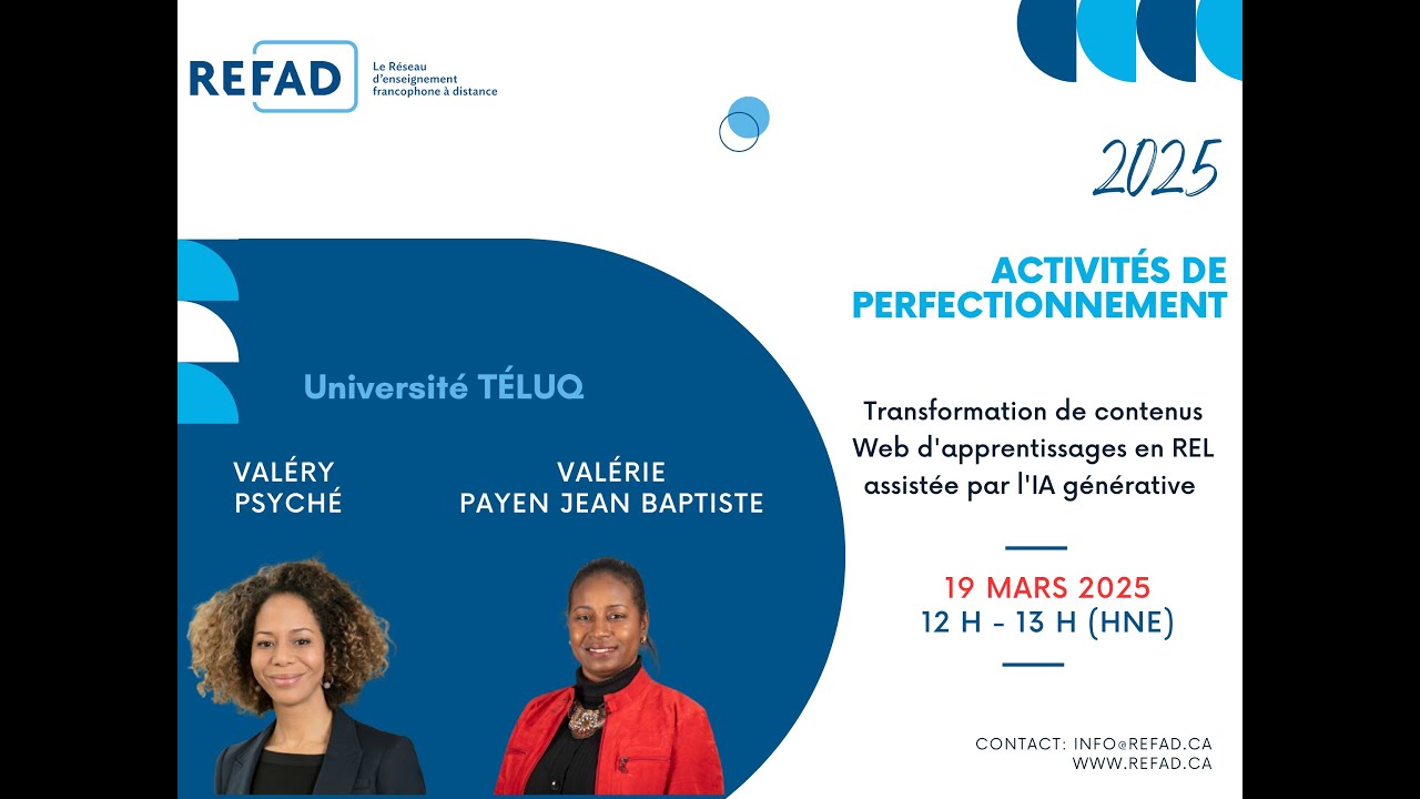 Transformation de contenus Web d’apprentissages en REL assistée par l’IA générative