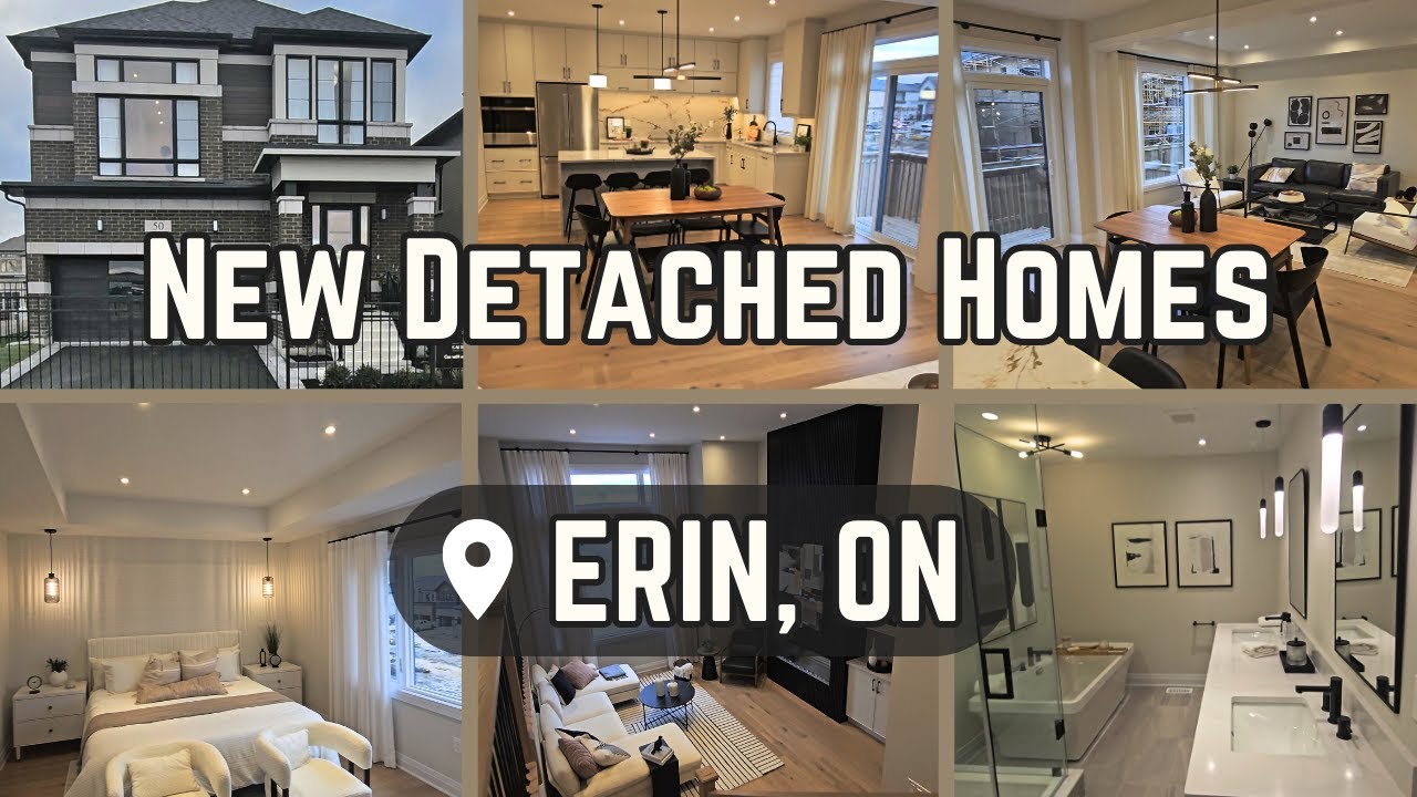 Brand New Detached Home Tour in Erin, ON | Affordable Luxury Under $1million