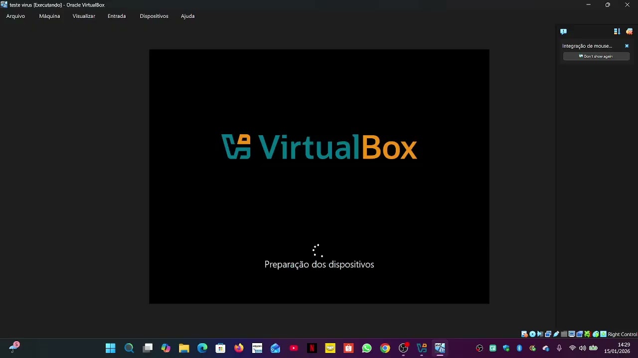 video testando malware