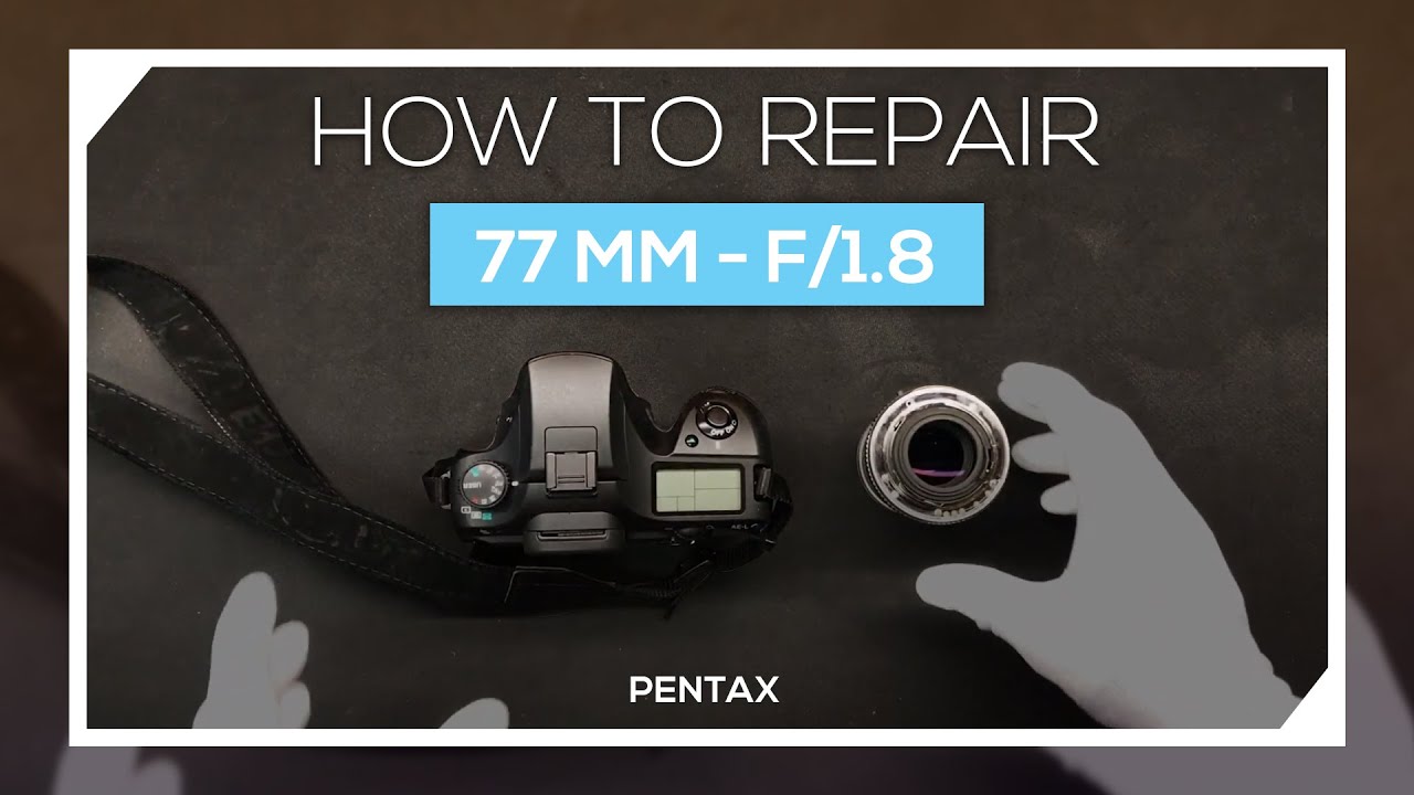 How to repair PENTAX lens - 77mm - F/1.8 (Sticky diaphragm)